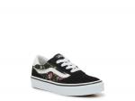 Кроссовки Vans Brooklyn Sneaker - Kids', Black Floral Print - фото