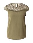 Блуза ONLY ONLMETTE, оливковый - фото