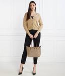 Сумка шоппер Lauren Ralph Lauren Keaton текстильная с монограммой, бежевый - фото 3