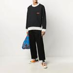 Панельный асимметричный свитшот AMBUSH, черный - фото 5