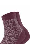 Носки Esprit Heart Pattern 2-Pack, Sortiment/Bordeaux - фото 3