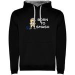 Худи Kruskis Born To Smash Two-Colour, черный - фото