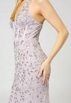 Платье BEAUUT EMBELLISHED SEQUINS, Lilac - фото 4