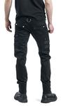 Брюки из ткани Chemical Black Anders Pants, черный - фото 8