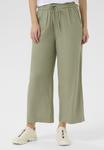 Брюки KAMILIA CROPPED Kaffe, зеленый - фото