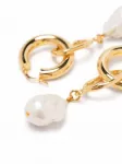 Позолоченные серьги Object Found с жемчугом Mounser, белый - фото 4