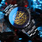 Мужские скелетон часы ANGIE PRESENT WATCH - фото 3