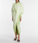 Платье-свитшот из хлопка Y/Project, Lime Green - фото 2