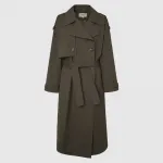 Пальто Pepe Jeans PL402446 trench, зеленый - фото 3