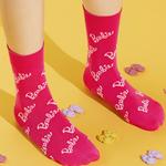 X Barbie Носки Женские MISS CURIOSITY, 2 пары (Черный+Белый) - фото 3