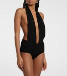 Боди с воротником халтер Mônot, черный - фото 3