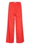Широкие брюки со складками ICHI Lexi, Fire Red - фото