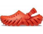 Сабо Crocs Kids Echo Clog, цвет Lava - фото 4