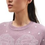 HERMES SS25 Кашемировый свитер женский Purple - фото 5