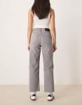 Джинсы прямого кроя серого цвета Asos Design - фото 3
