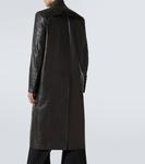Кожаное пальто Rick Owens, Black - фото 4
