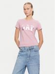 Футболка стандартного кроя Gap, розовый - фото