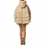 PINKO Стеганое утепленное пальто, Sandy Beige - фото 7