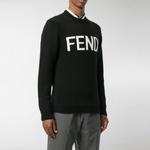 Свитер мужской черный FENDI - фото 7