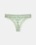 Женские стринги с принтом Énfasis, зеленый - фото 3