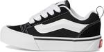 Кроссовки Vans Kids  Knu Skool, Black/True White - фото 4