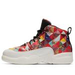 Кроссовки 12 ретро Air Jordan, золотой - фото