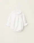 Боди для девочки с рюшами и крючком Zippy, белый - фото 2