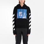 Толстовка Men's OFF-WHITE Character Printing Long Sleeves Black, черный - фото 3