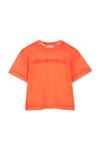 Футболка детская хлопковая Marc Jacobs, оранжевый - фото