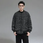 Куртка унисекс черная серая UNKNOWTAL - фото 4