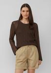 Джемпер MIT AJOURMUSTER s.Oliver, темно-коричневый - фото
