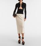 Атласная юбка миди Rick Owens, Dinge - фото 2