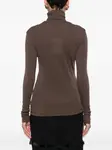 Свитер с высоким воротником Róhe, коричневый - фото 4