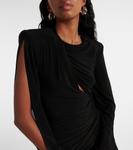 Мини-платье из джерси Vinia Isabel Marant, черный - фото 4