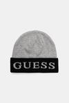 Шапка из смеси шерсти Guess, серый - фото