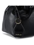 Сумка через плечо 21 см черного цвета Replay - фото 5