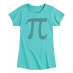 Футболка для девочек 7–16 лет «День Пи» Licensed Character - фото