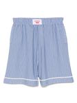 Полосатые шорты Charles Jeffrey Loverboy, синий - фото