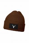 Шапка Neverless MIT PATCH HIRSCH POLYGON DESIGN, Braun/Dark Brown - фото 3