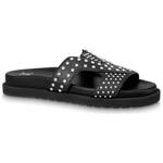 Шлепанцы мужские черные Louis Vuitton - фото 2