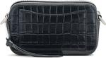 Сумка The Croc-Embossed Chain Snapshot Marc Jacobs, черный - фото 2