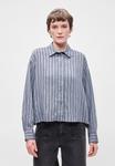 Блуза Marc O'Polo BLOUSE FLARED BOXY SHAPE KENT COLLAR LONG SLEEVE STRIPES, Multi/Grey - фото 3