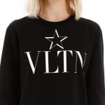 Свитшот SS21 женский Valentino, черный - фото 7