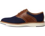 Оксфорды Johnston & Murphy Upton Knit Saddle, цвет Navy Knit/Tan Full Grain - фото 4