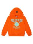 Philipp Plein худи с логотипом, оранжевый - фото