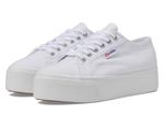Кроссовки Unisex Superga 2790 Platform, цвет Black/F White - фото