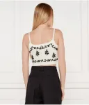 Топ cropped fit Twin-Set, белый - фото 3