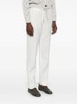 Eleventy зауженные брюки, белый - фото 3