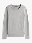 Хлопковый базовый джемпер Tommy Hilfiger, Medium Grey Heather - фото 4