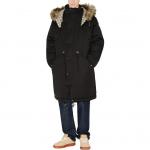 Пальто мужское Kenzo Faux-fur-detailed, черный - фото 3